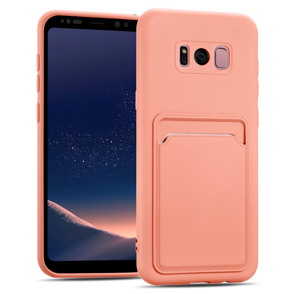 Card Case für Samsung Galaxy S8 Plus in Rosa
