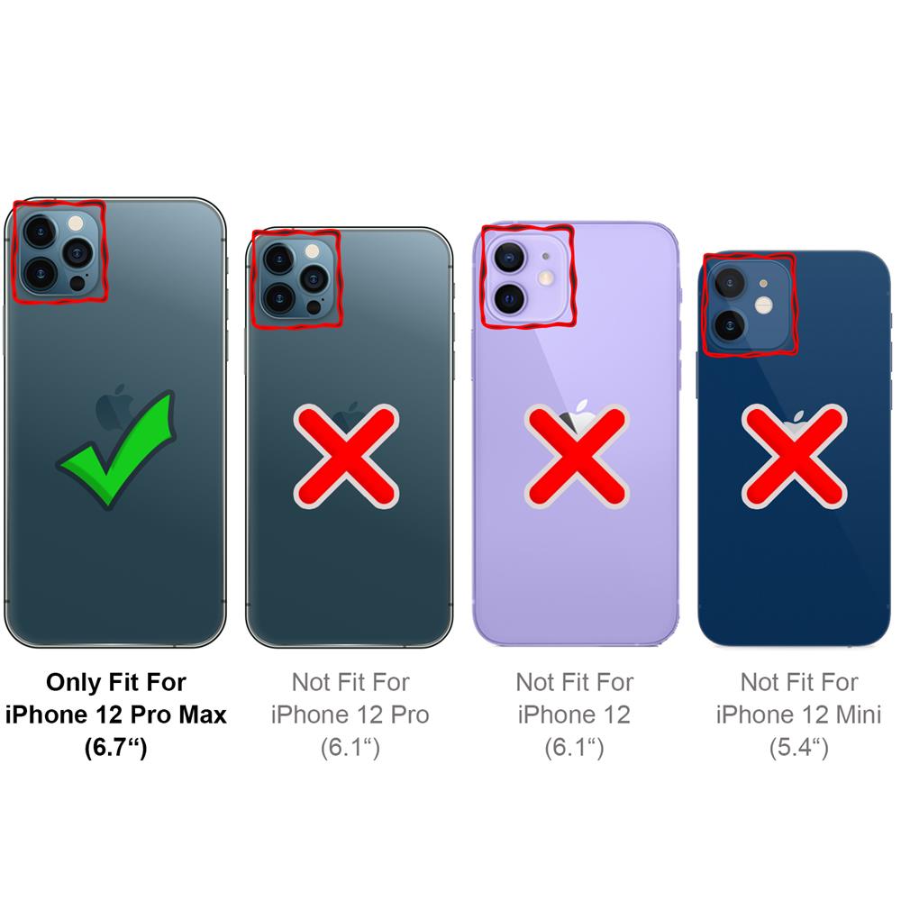 Connect Case Colour inkl. Kette für Apple iPhone 12 Pro Max in Schwarz