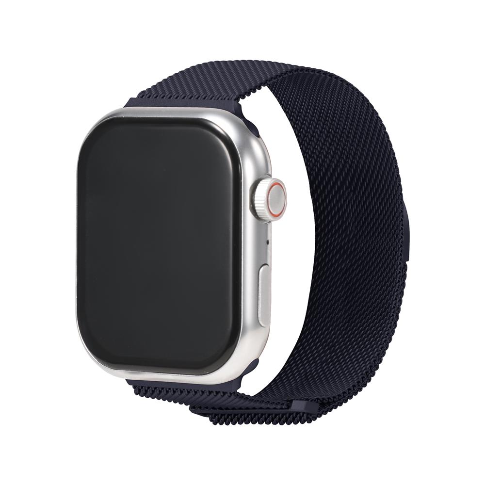 Milanese Edelstahlarmband Apple Watch 1-11/SE1-3/Ultra1-3 - 42/44/45/49mm in Mitternachtsblau - Universal