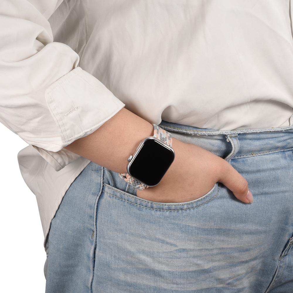 Loop Nylonarmband für Apple Watch 1-11/SE1-3/Ultra1-3 - 42/44/45/49mm in Pastellmix - Universal