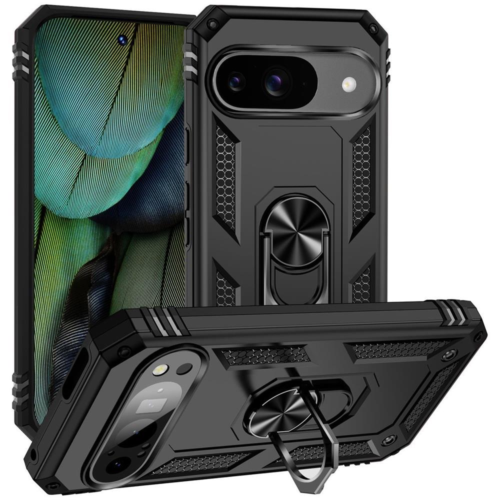 Army Case für Google Pixel 9 in Schwarz