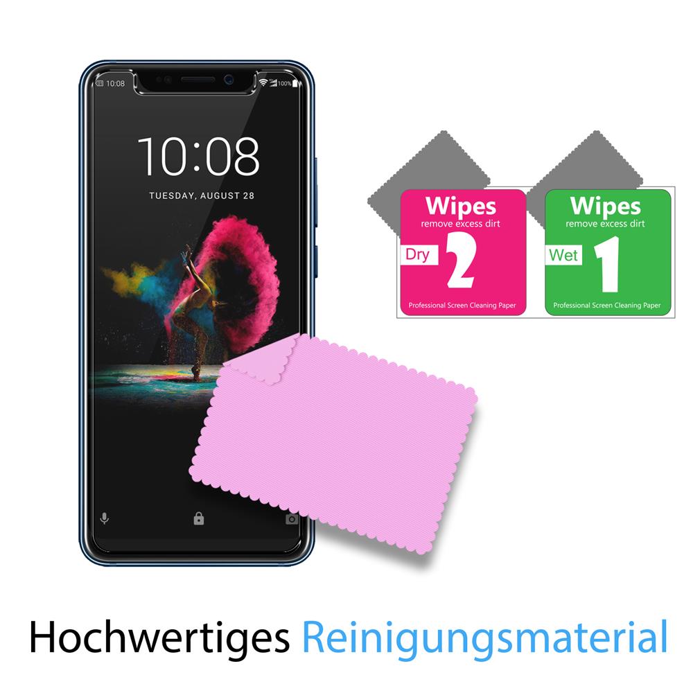 Glas 2in1 für ZTE Axon 9 Pro