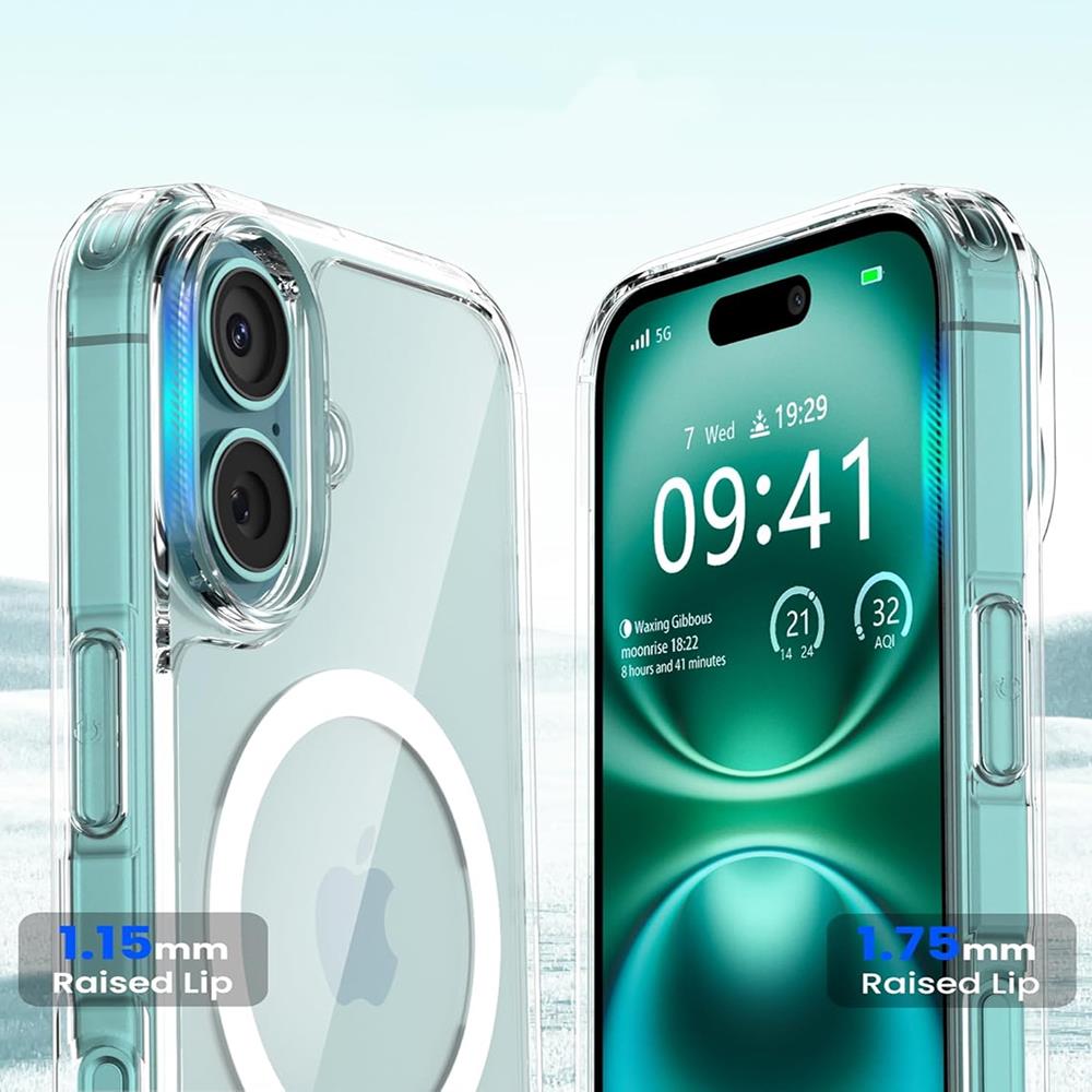 Magsafe TPU Case für Apple iPhone 16 Plus in Transparent