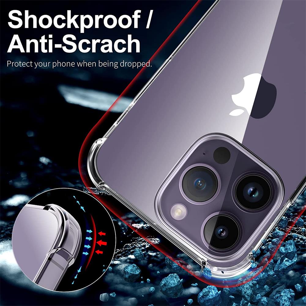 Rugged TPU für Apple iPhone 14 Pro Max in Transparent