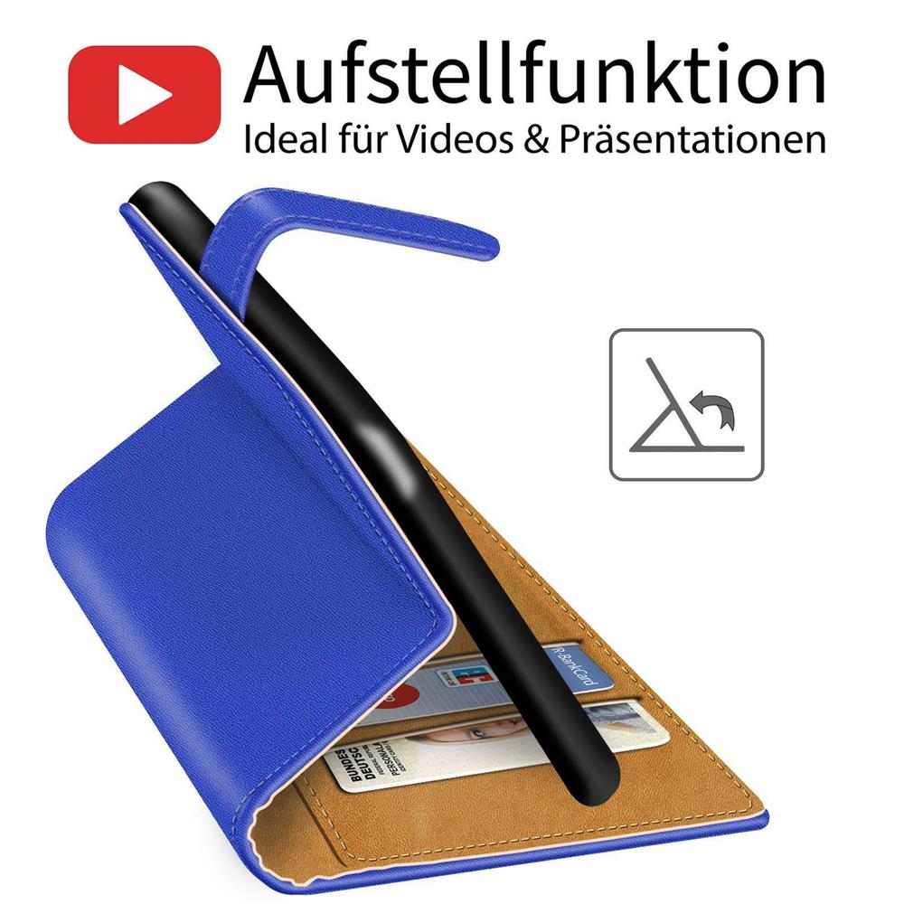 Basic Wallet für Samsung Galaxy S24 Plus in Blau