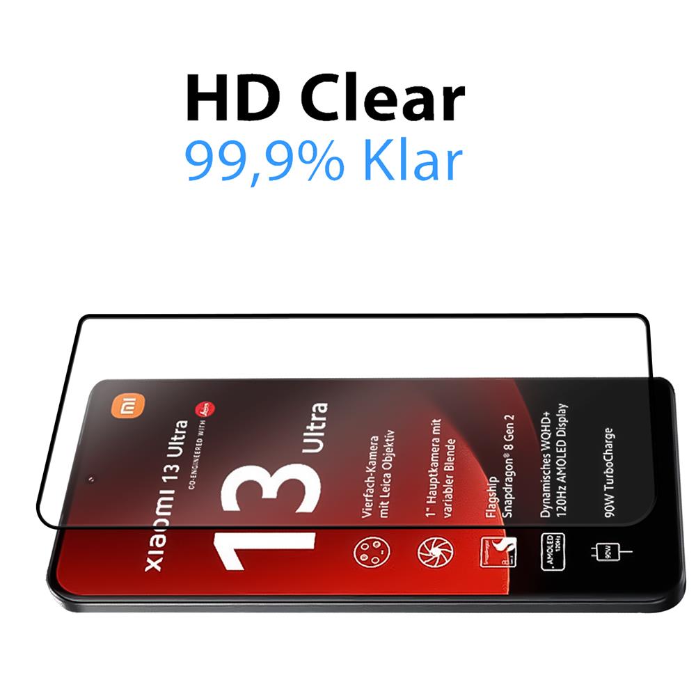 4in1 Glas Set für Xiaomi 13 Ultra
