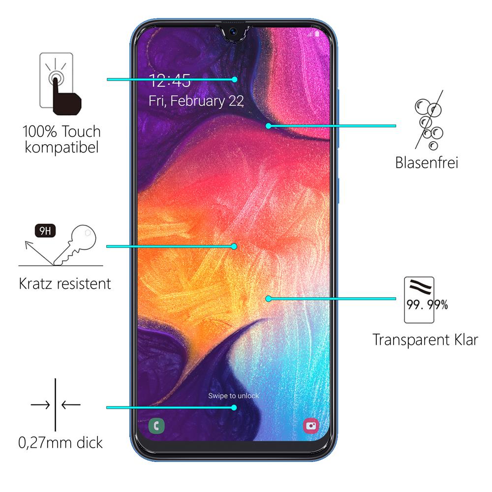 Glas 2in1 für Samsung Galaxy A50 / A30s