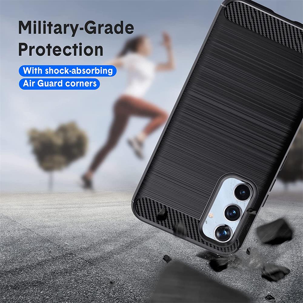 Carbon Brush TPU für Samsung Galaxy A54 5G in Schwarz