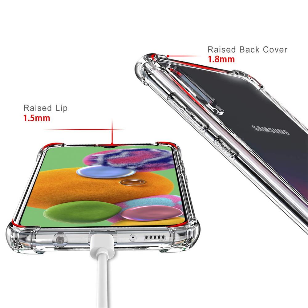 Rugged TPU für Samsung Galaxy A90 5G in Transparent