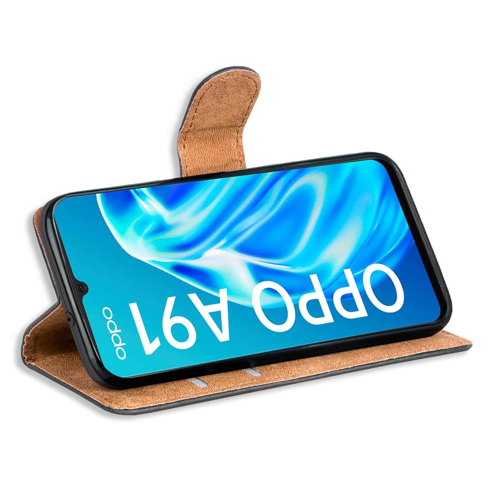 Basic Wallet für OPPO A91 in Schwarz