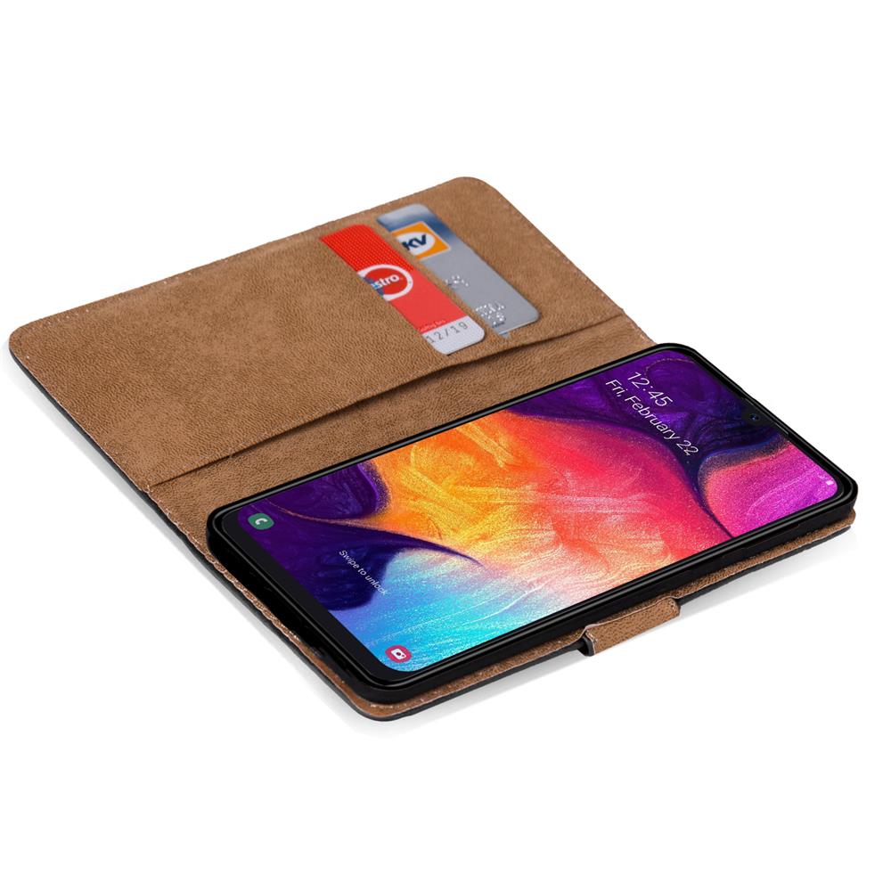Basic Wallet für Samsung Galaxy A70 / A70s in Schwarz