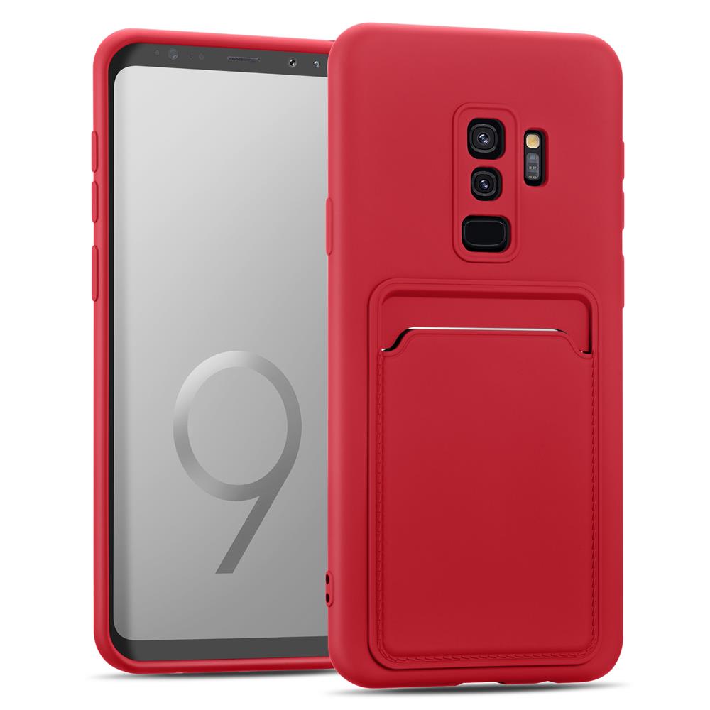 Card Case für Samsung Galaxy S9 Plus in Rot