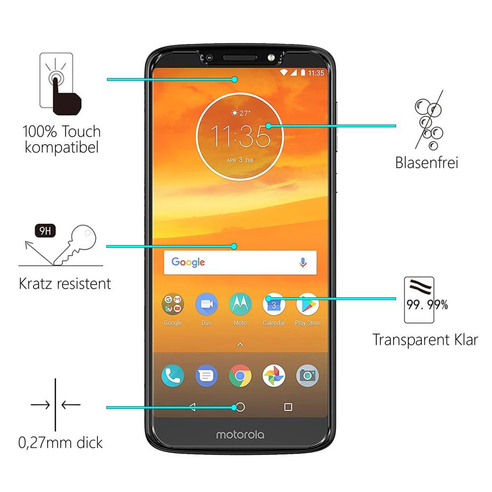 Glas 2in1 für Motorola Moto E5