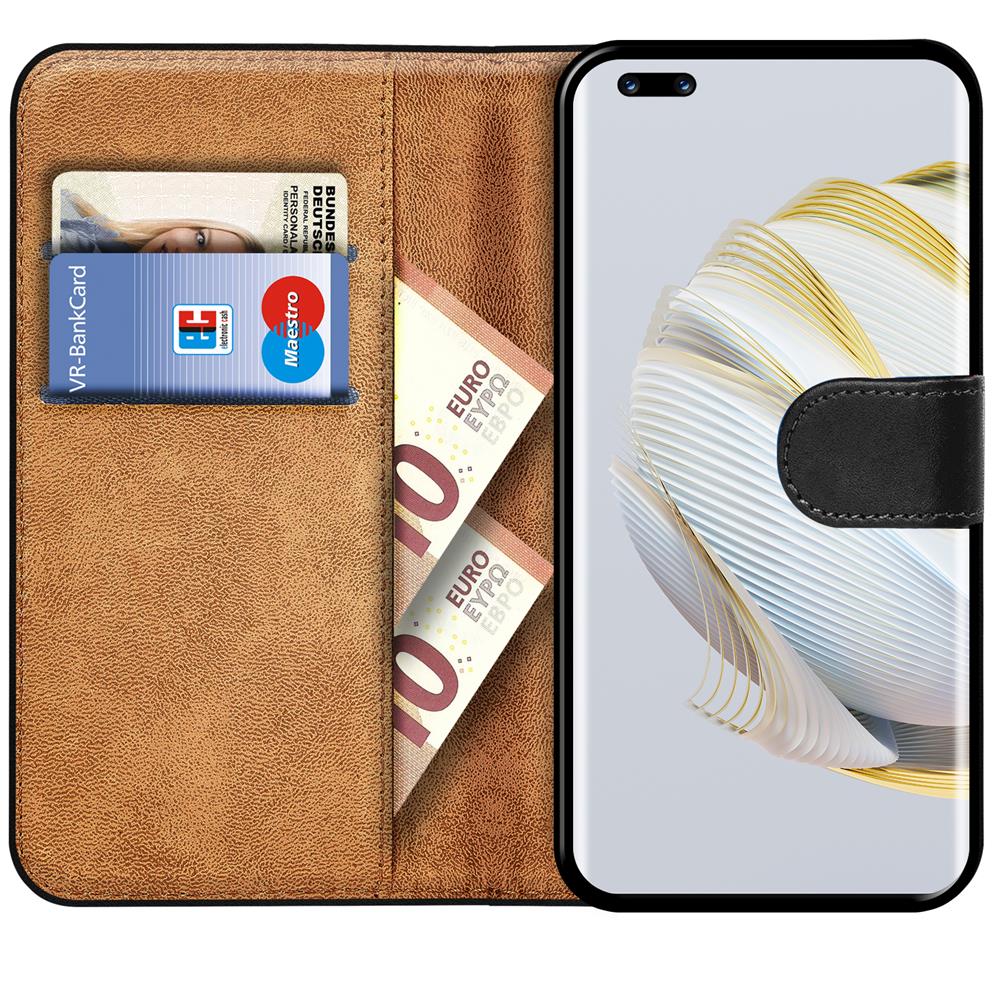 Basic Wallet für Huawei Nova 10 Pro in Schwarz