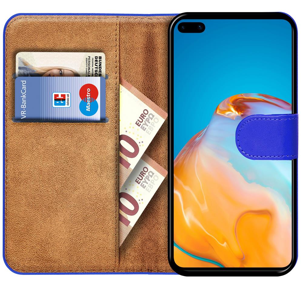 Basic Wallet für Huawei P40 Pro in Blau