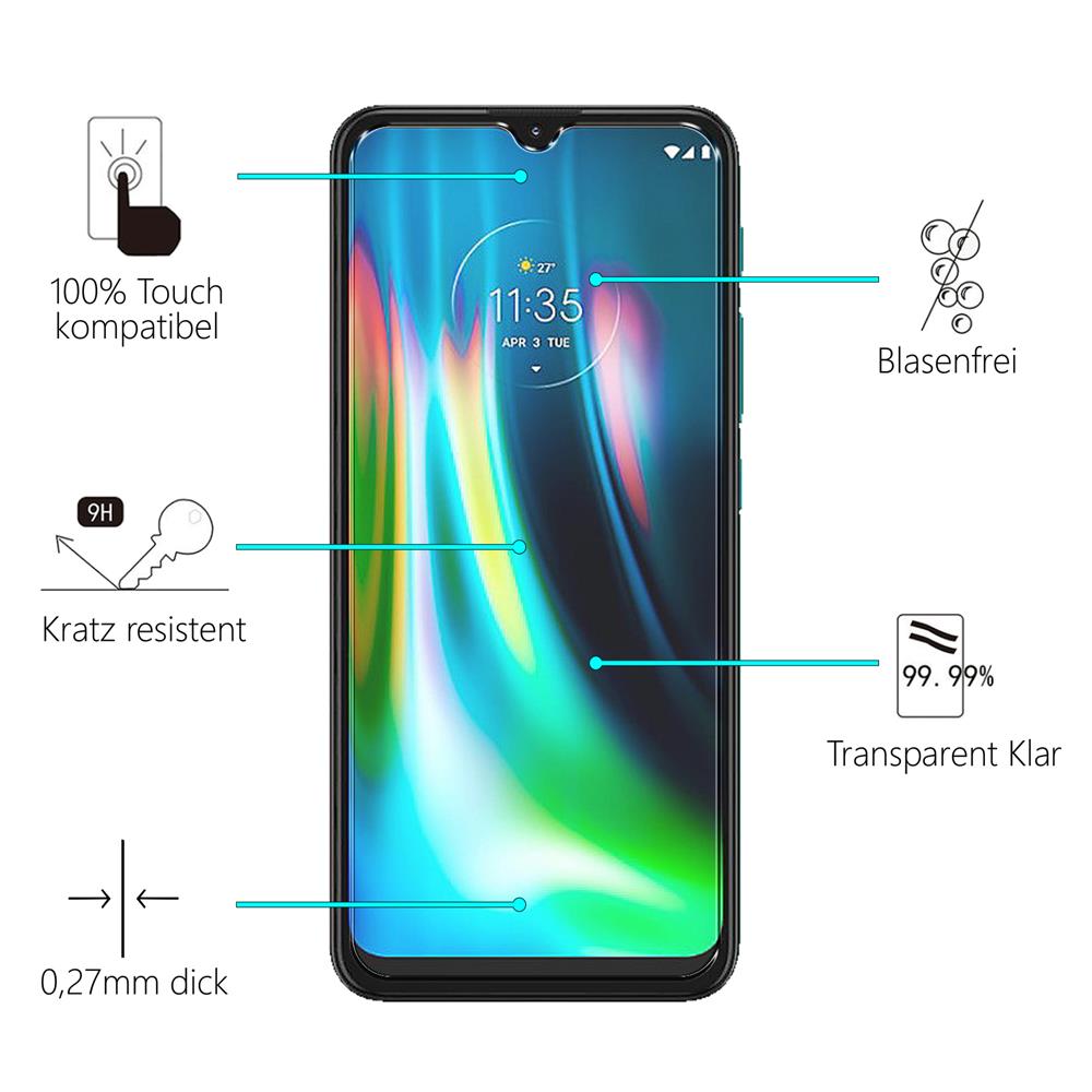 Glas 2in1 für Motorola Moto E7 Plus
