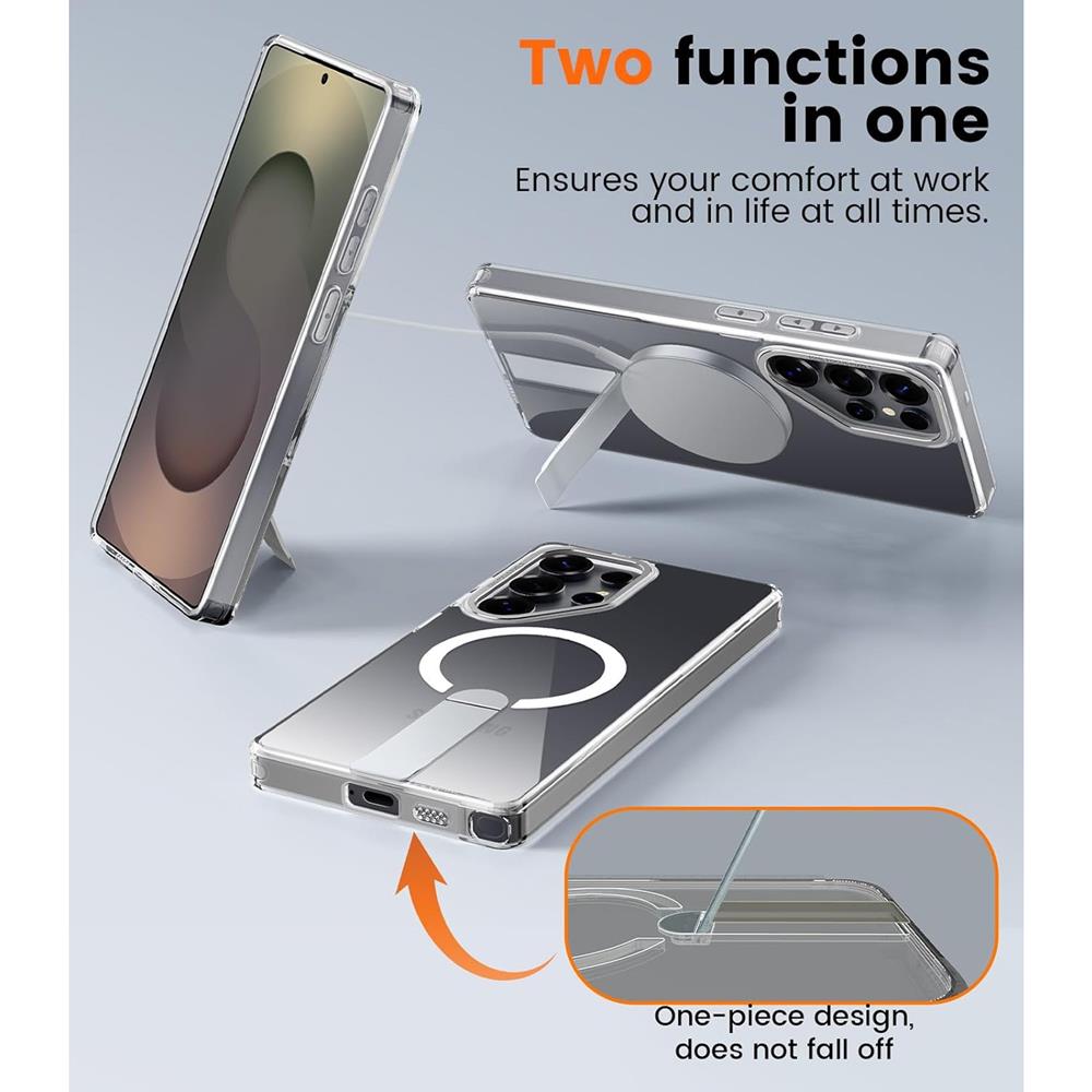 Kickstand TPU für Samsung Galaxy S25 Ultra in Transparent