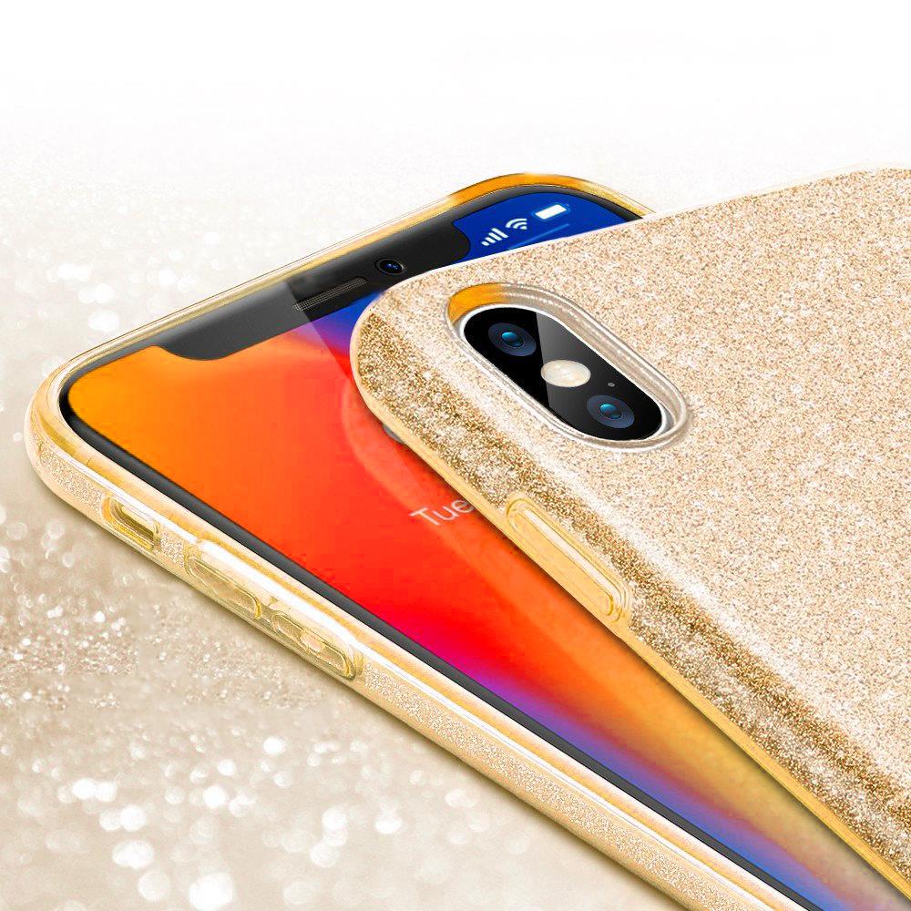 Shiny TPU für Apple iPhone X / XS in Gold