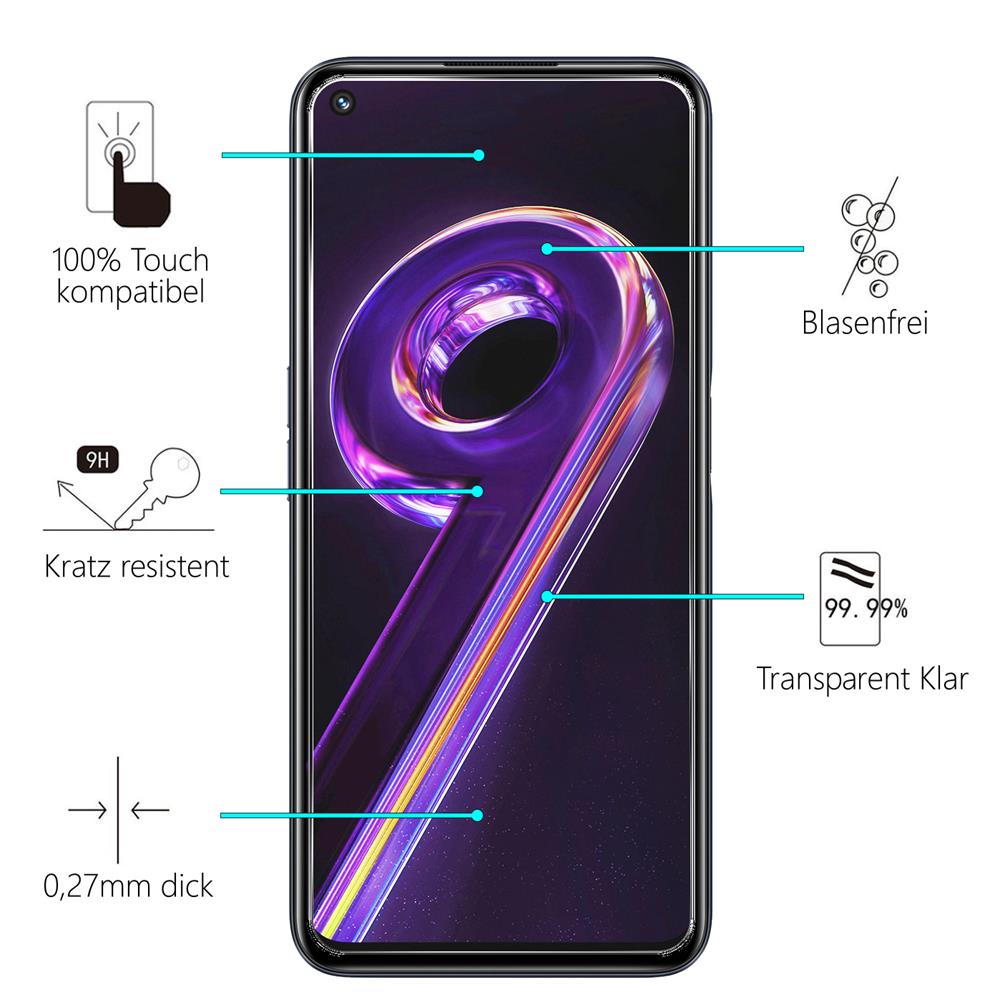 Glas 2in1 für Realme 9 Pro Plus / Realme 9 4G