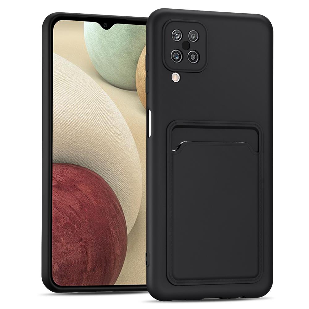 Card Case für Samsung Galaxy A12 / M12 in Schwarz