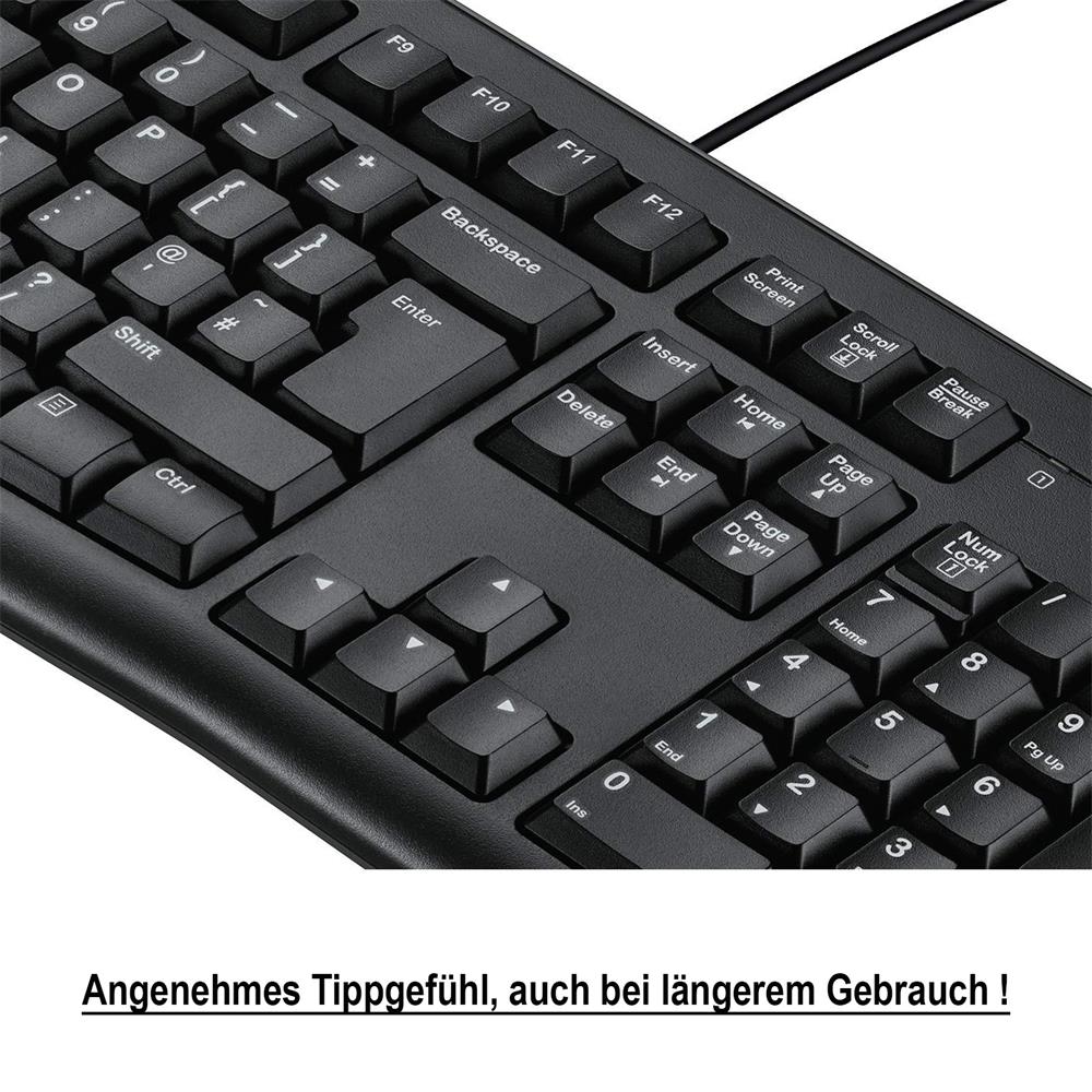 PC-Tastatur LOGITECH K120 in Weiss