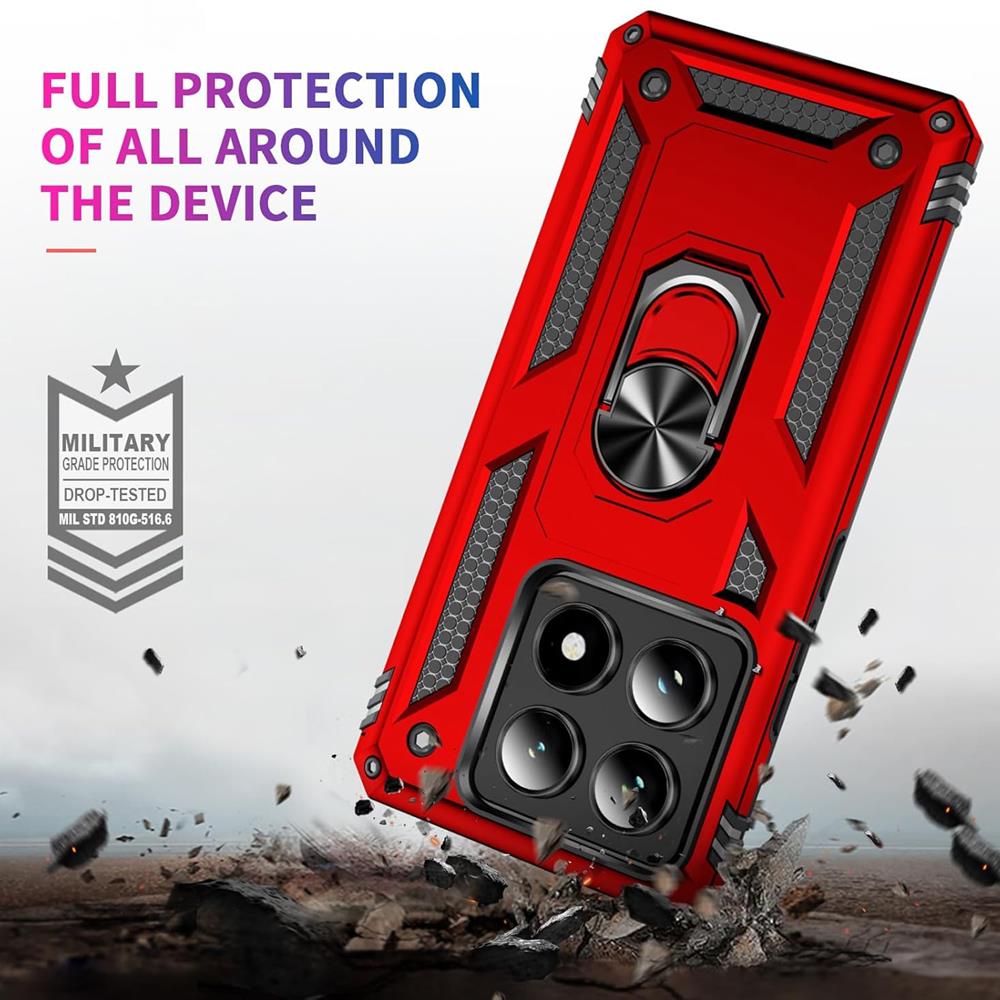 Army Case für Xiaomi 14T Pro in Rot