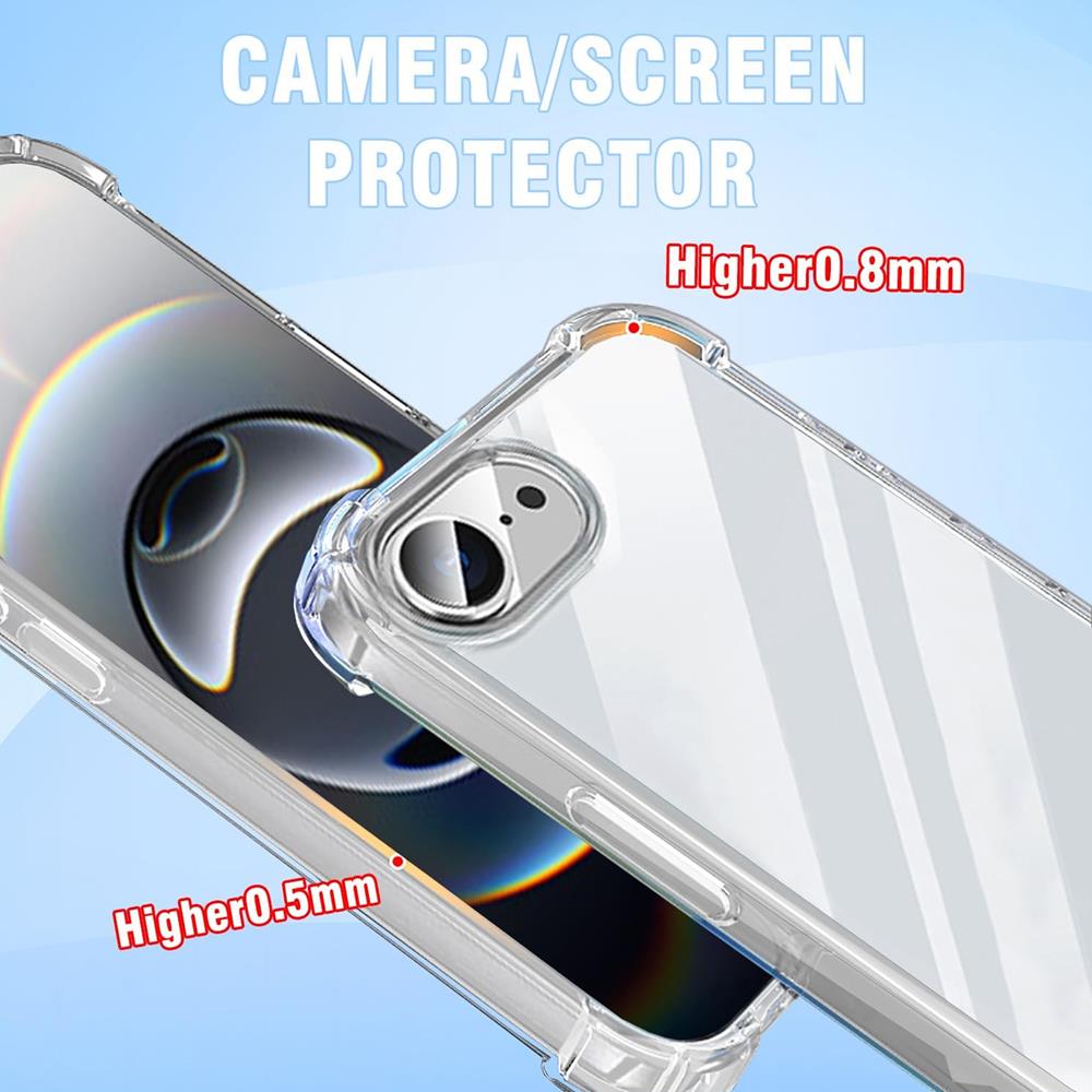 Rugged TPU für Apple iPhone 17e in Transparent