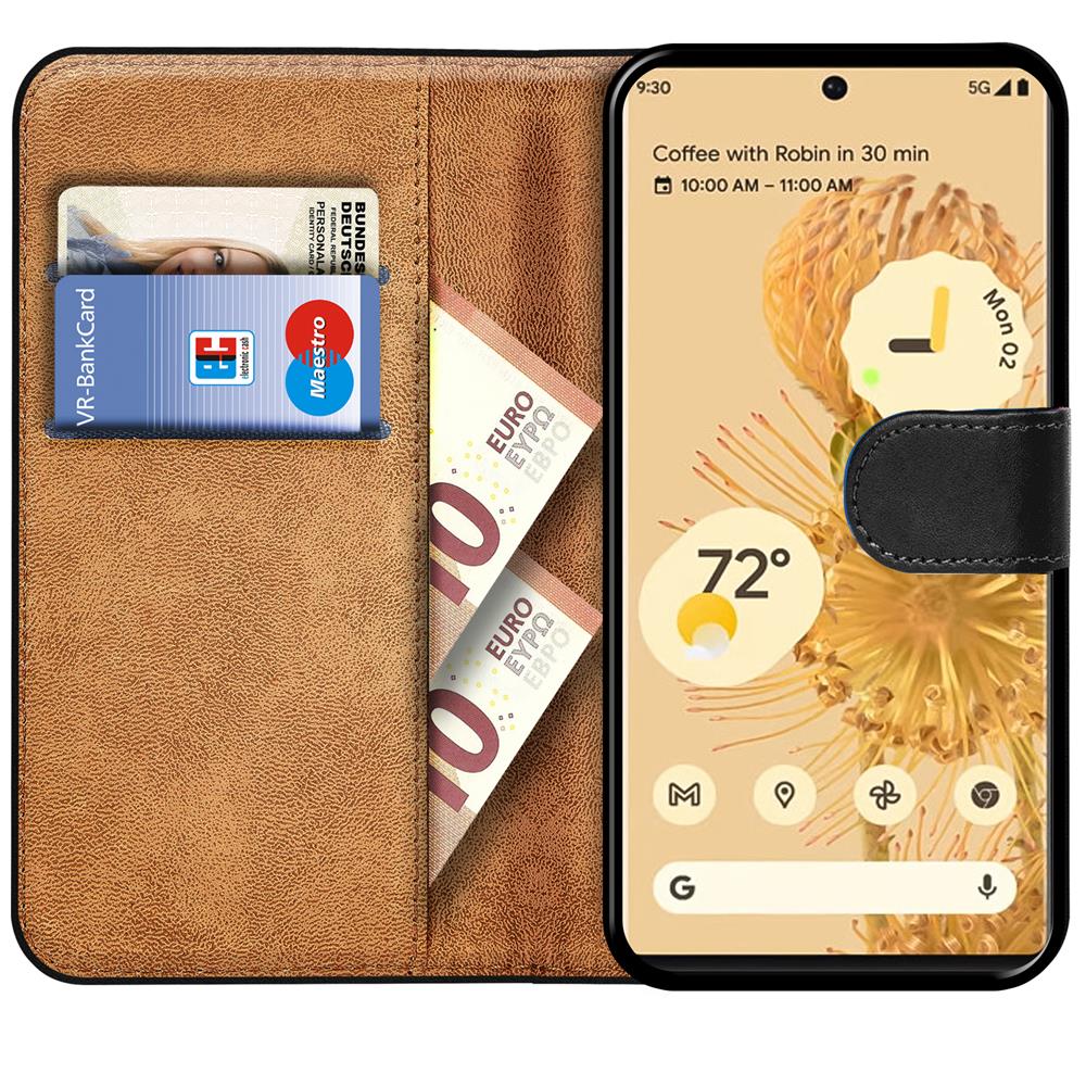 Basic Wallet für Google Pixel 6a in Schwarz