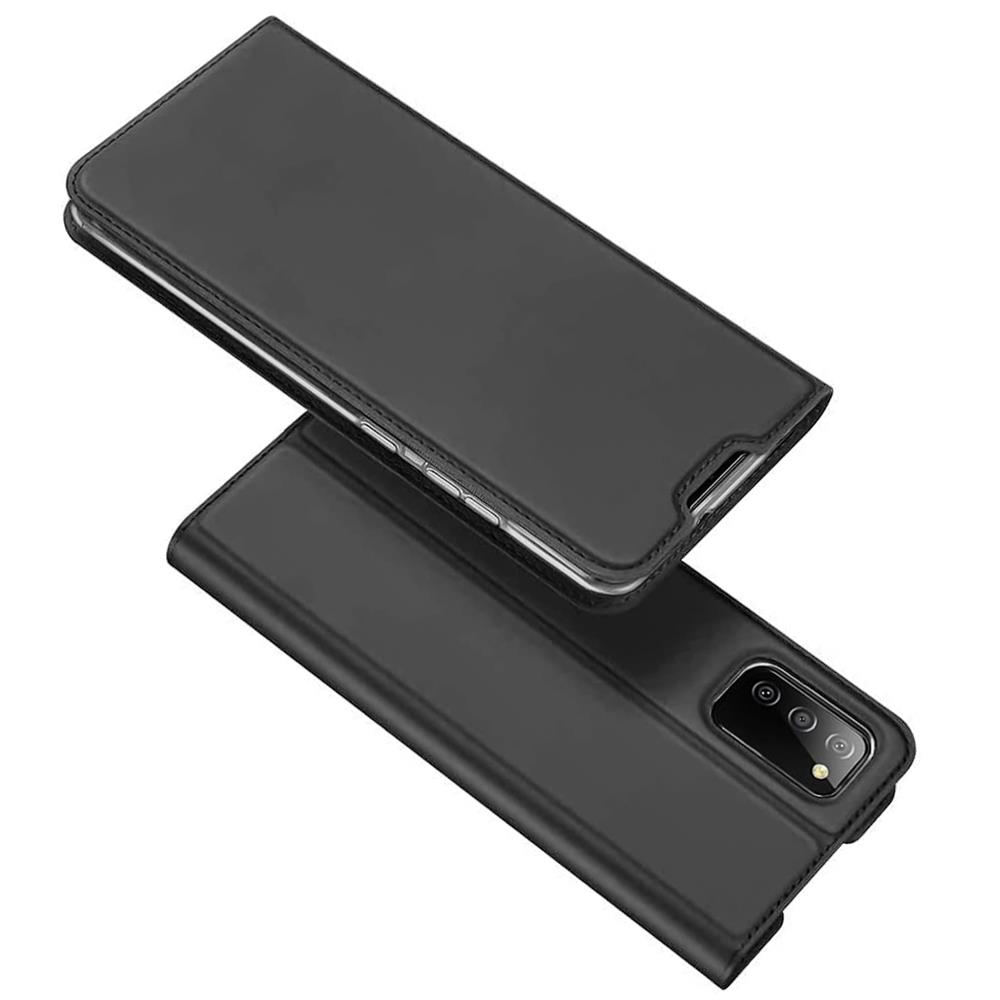 Electroplated Flip für Samsung Galaxy A03s in Schwarz