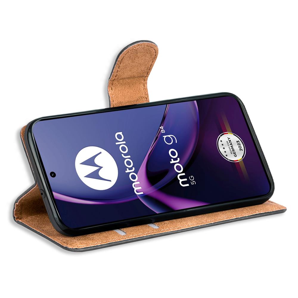 Basic Wallet für Motorola Moto G84 5G in Schwarz