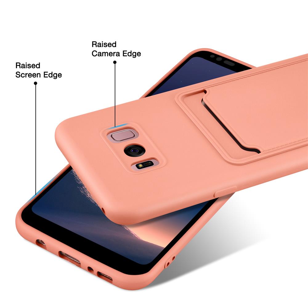 Card Case für Samsung Galaxy S8 Plus in Rosa