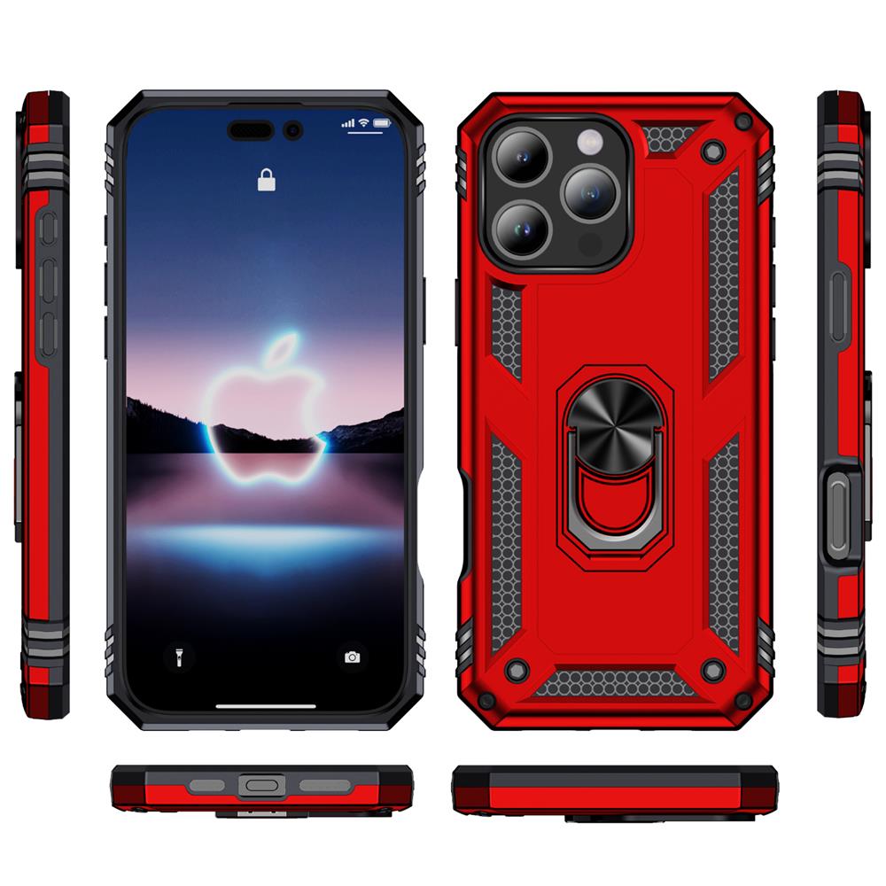 Army Case für Apple iPhone 16 Pro Max in Rot