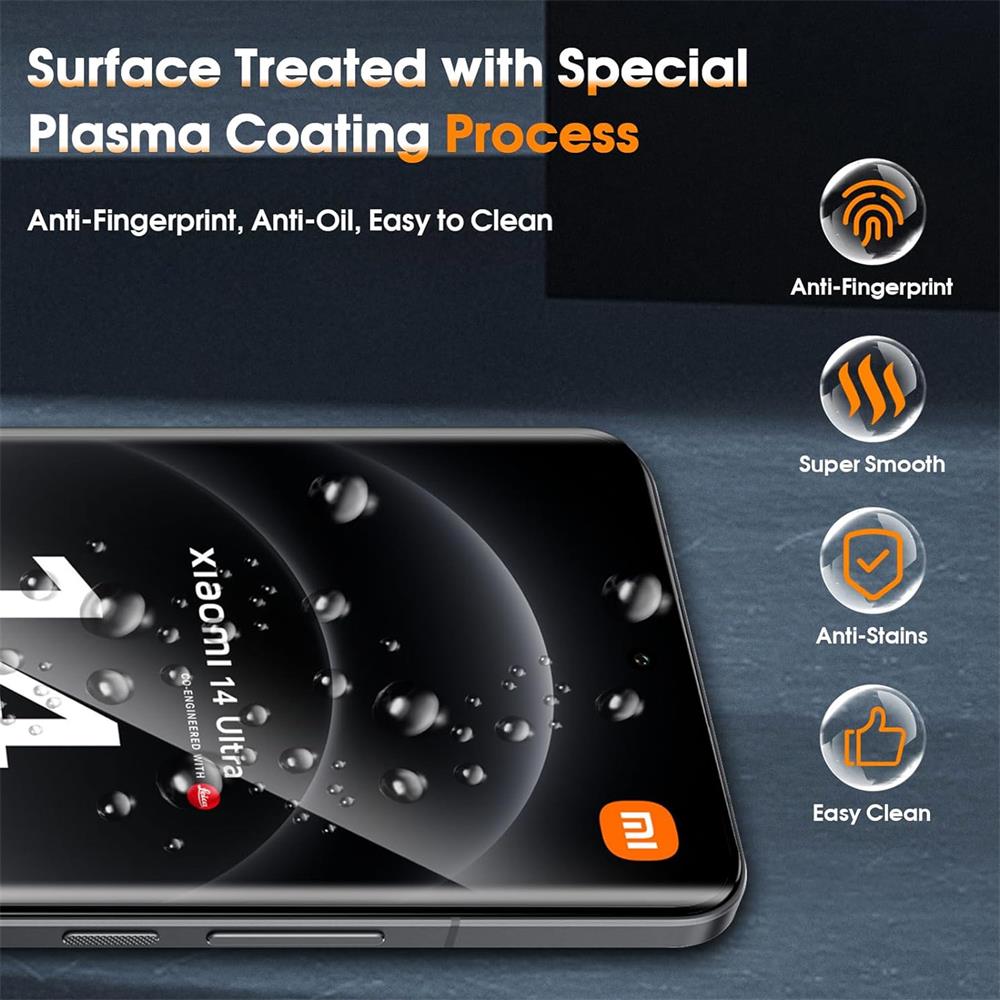 4in1 Glas Set für Xiaomi 14 Ultra