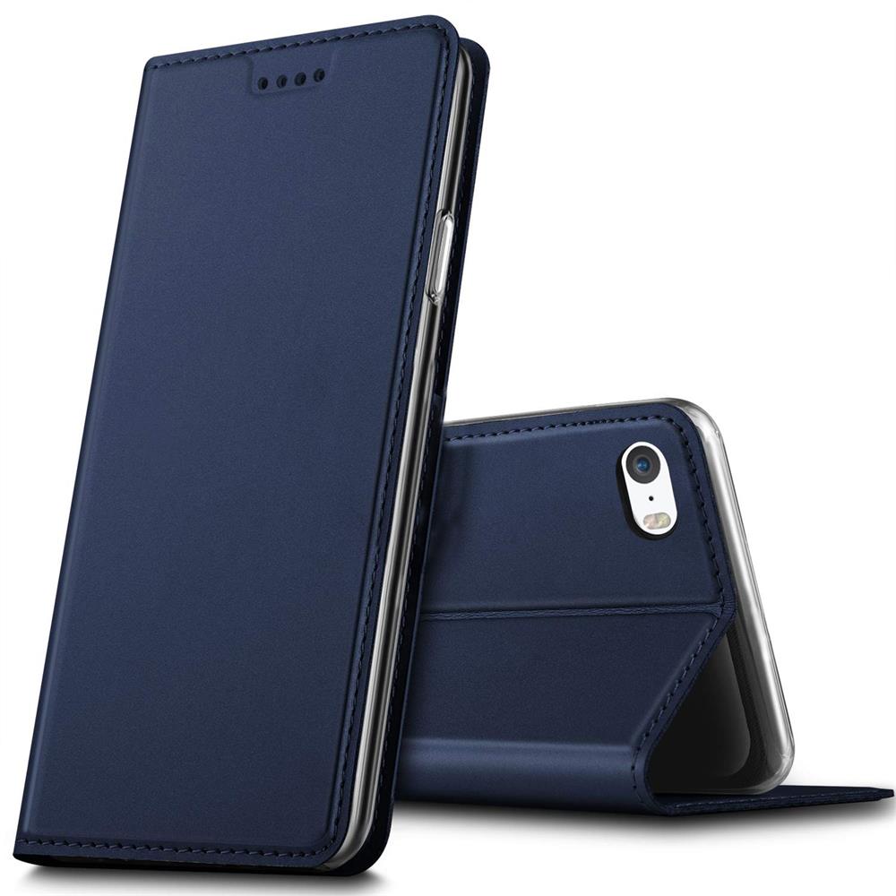 Electroplated Flip für Apple iPhone 5 / 5s / SE in Blau