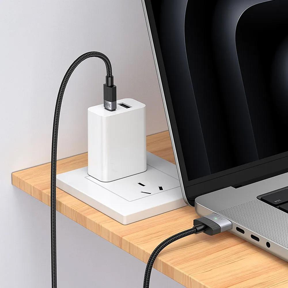Hoco USB Kabel - U141 Typ-C auf MagSafe 3 in Schwarz