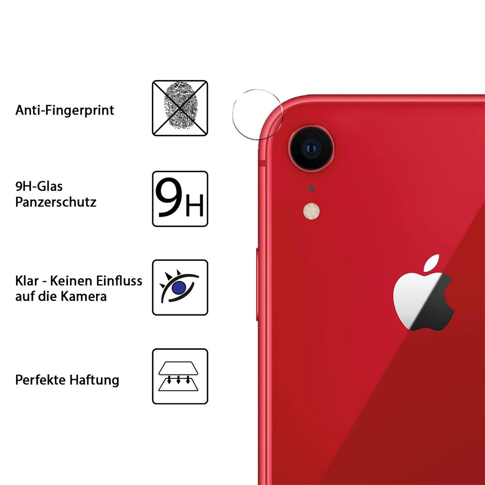 4in1 Glas Set für Apple iPhone XR