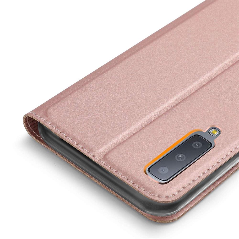 Electroplated Flip für Samsung Galaxy A7 2018 in Rosegold