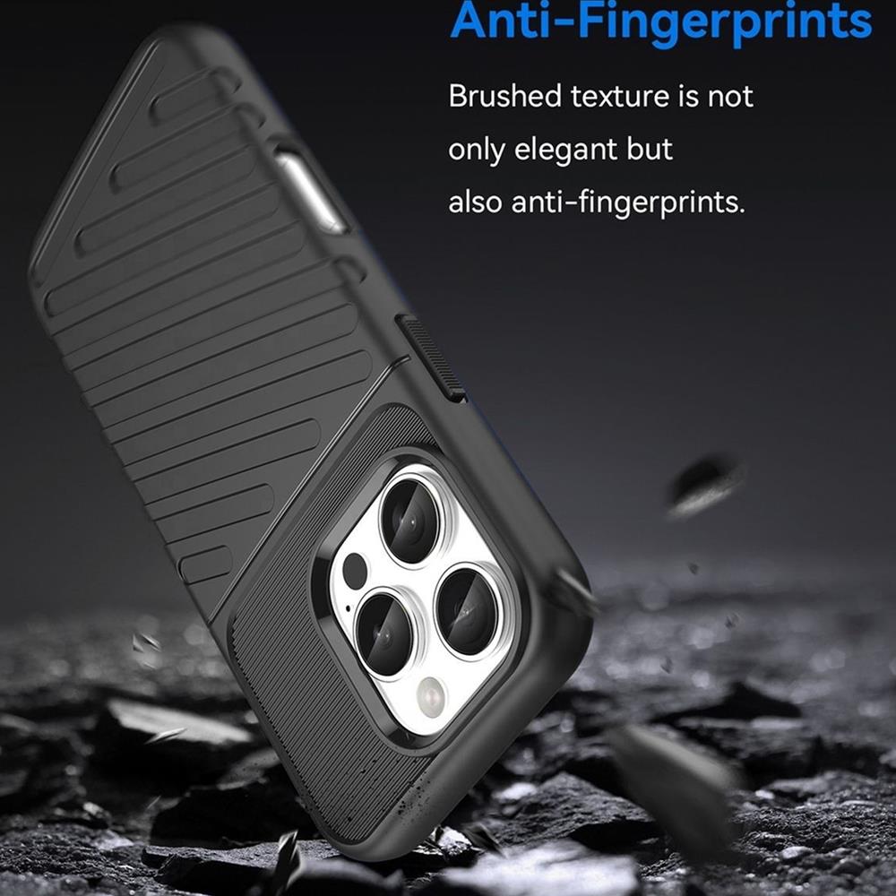 Thunder Case für Apple iPhone 16 Pro Max in Schwarz
