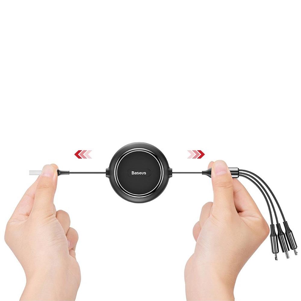 Baseus USB Kabel - CAMLT-JH01 - 3in1 in Schwarz