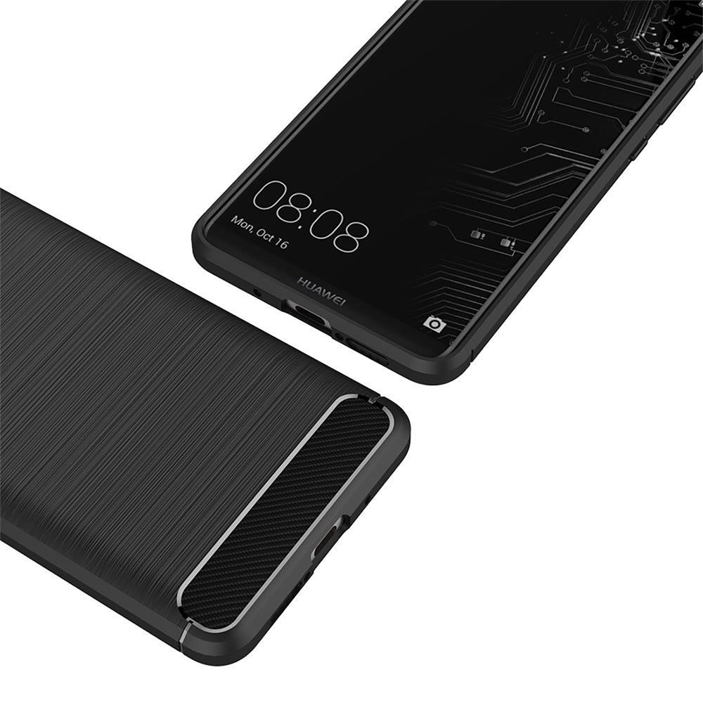 Carbon Brush TPU für Huawei Mate 10 Pro in Schwarz