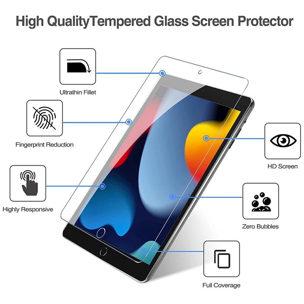 Glasfolie für Apple iPad 10.2 2020/2021