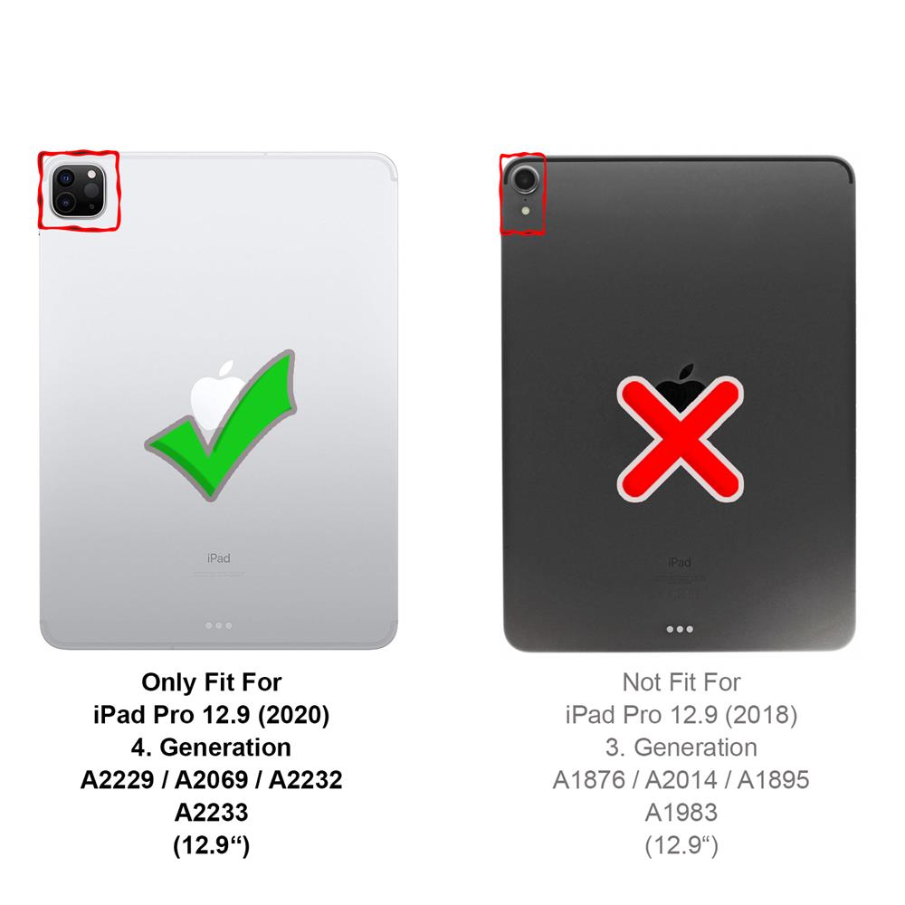 Rugged TPU Tab für Apple iPad Pro 12.9 (2020) in Transparent