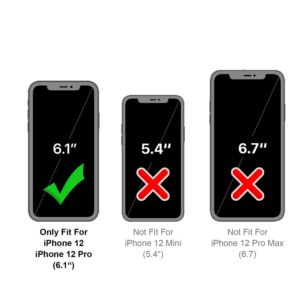 Magnetic Case für Apple iPhone 12 / 12 Pro in Schwarz
