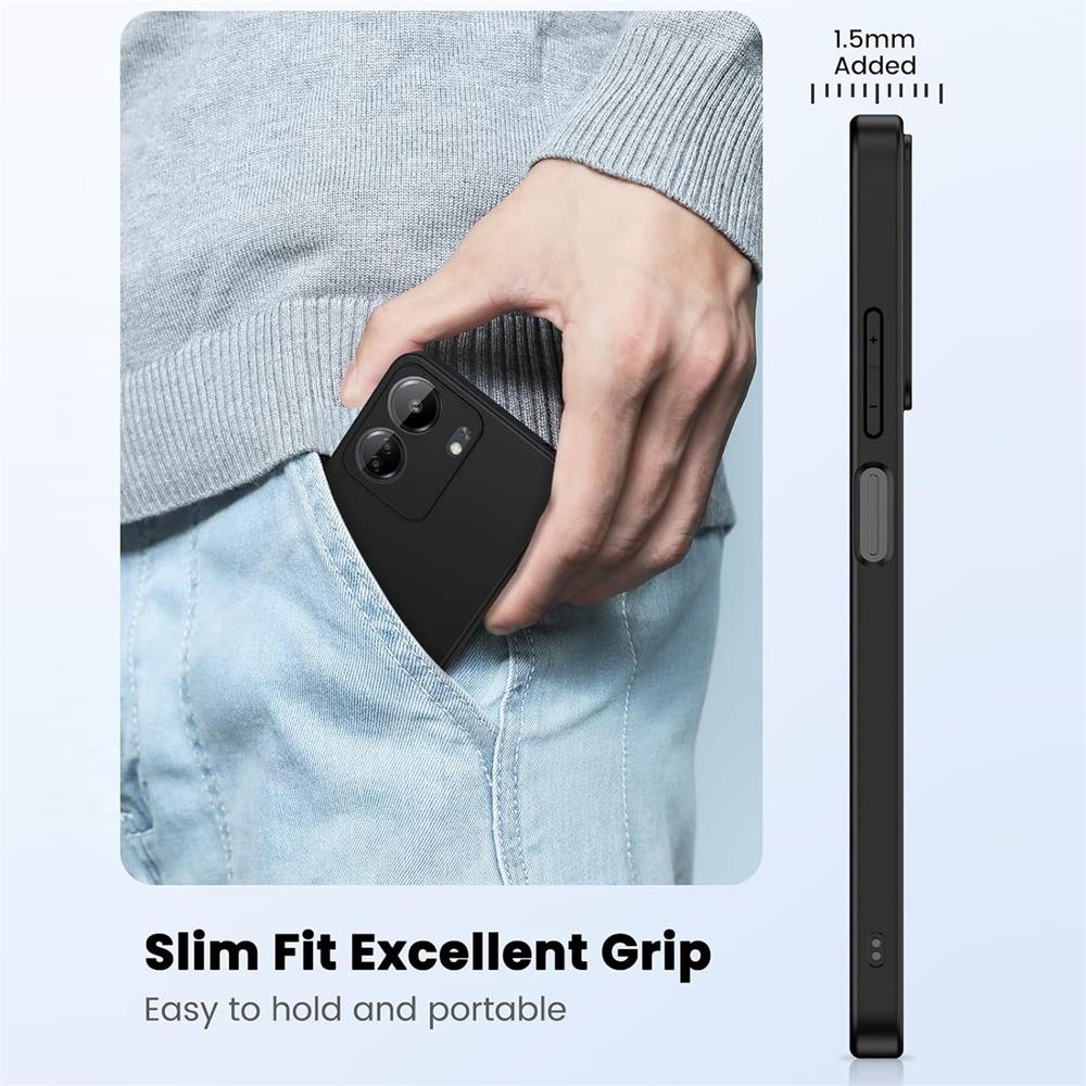 Classic TPU für Xiaomi Poco C65 in Schwarz