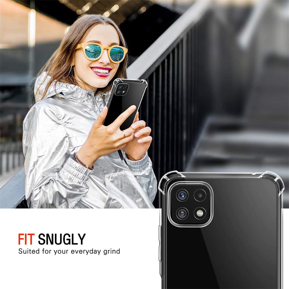 Rugged TPU für Samsung Galaxy A22 5G in Transparent