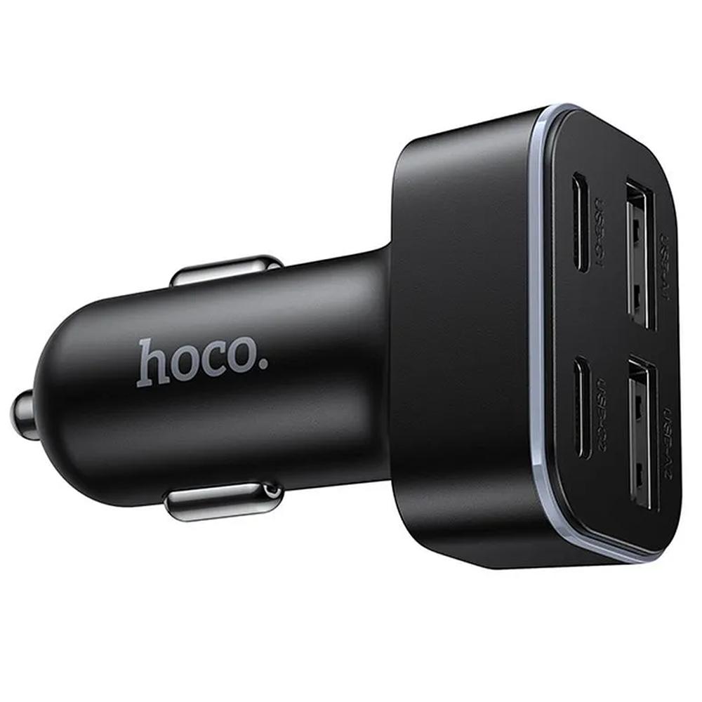 Hoco Kfz-Ladegerät - Z63 2x USB-C/2x USB-A - Schwarz