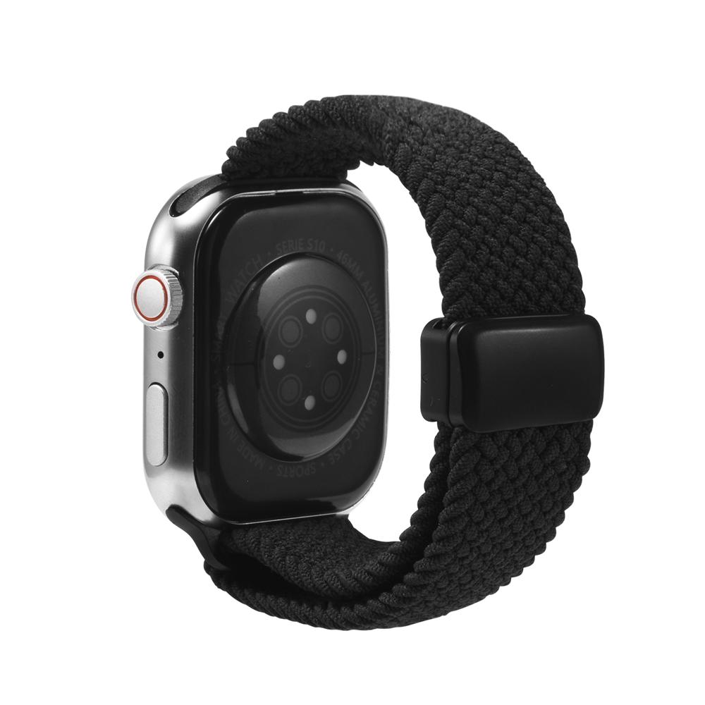Loop Nylonarmband für Apple Watch 1-11/SE1-3/Ultra1-3 - 42/44/45/49mm in Anthrazitgrau - Universal
