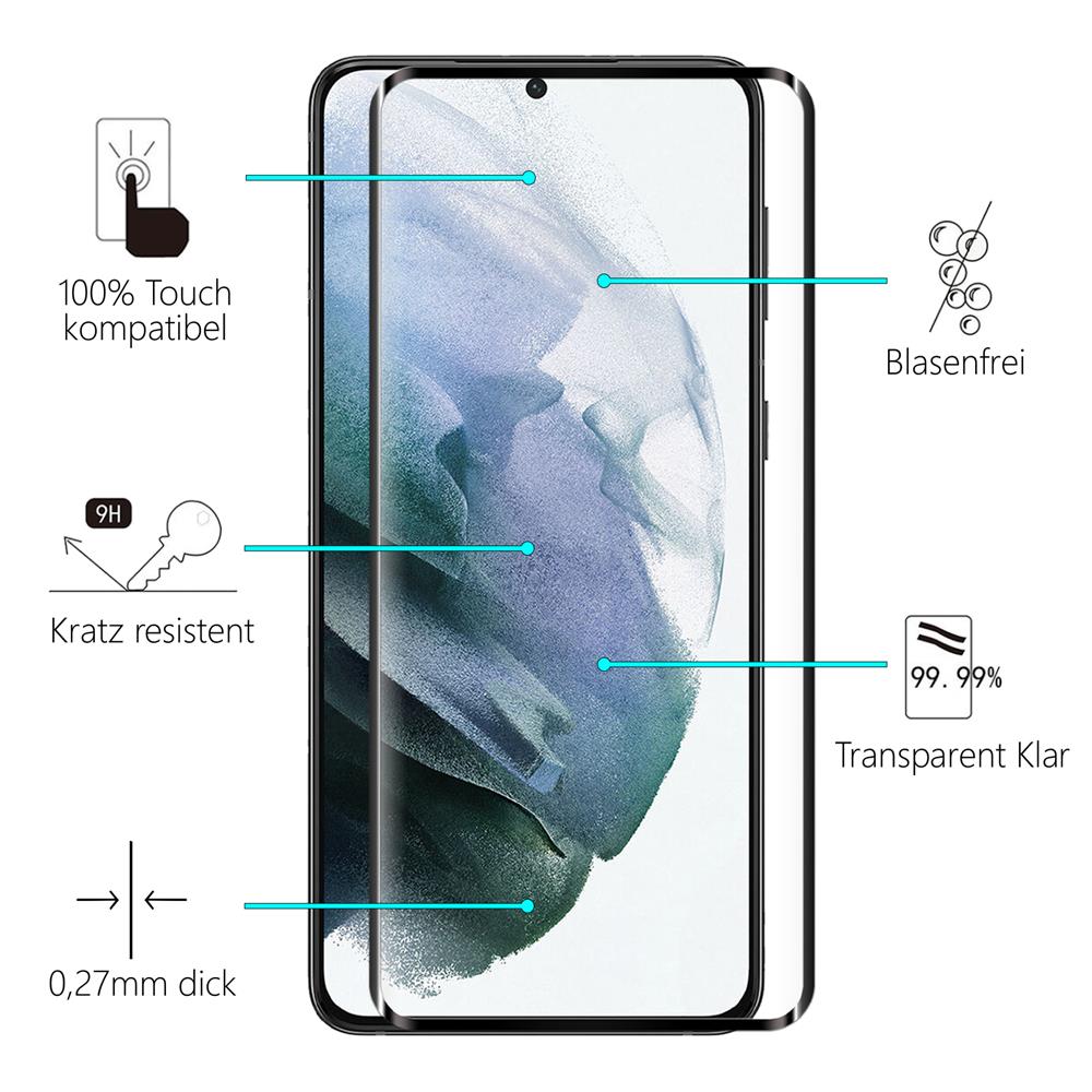 Fullscreen Glas für Samsung Galaxy S21 Ultra