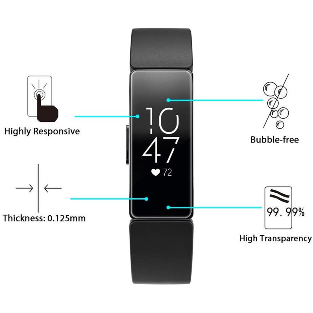Clear Schutzfolie für Fitbit Inspire im 6er Pack