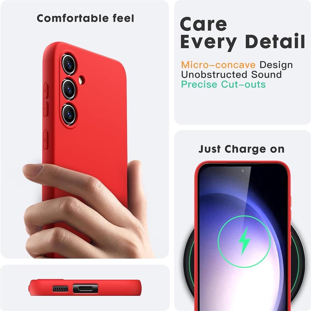 Colour TPU für Samsung Galaxy S24 Plus in Rot